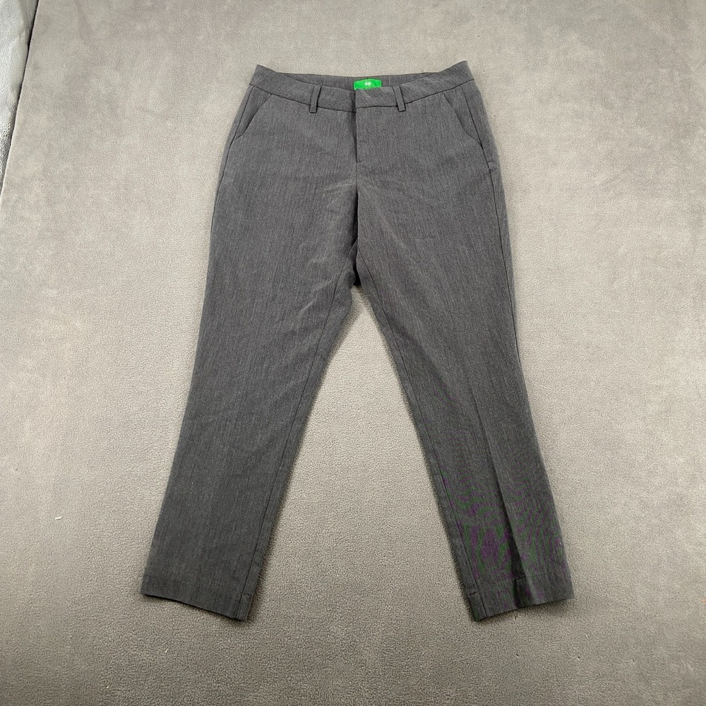 Dip Dress Pants Womens 6 Charcoal Gray Stretch Mid Rise Straight Leg Wedding‎